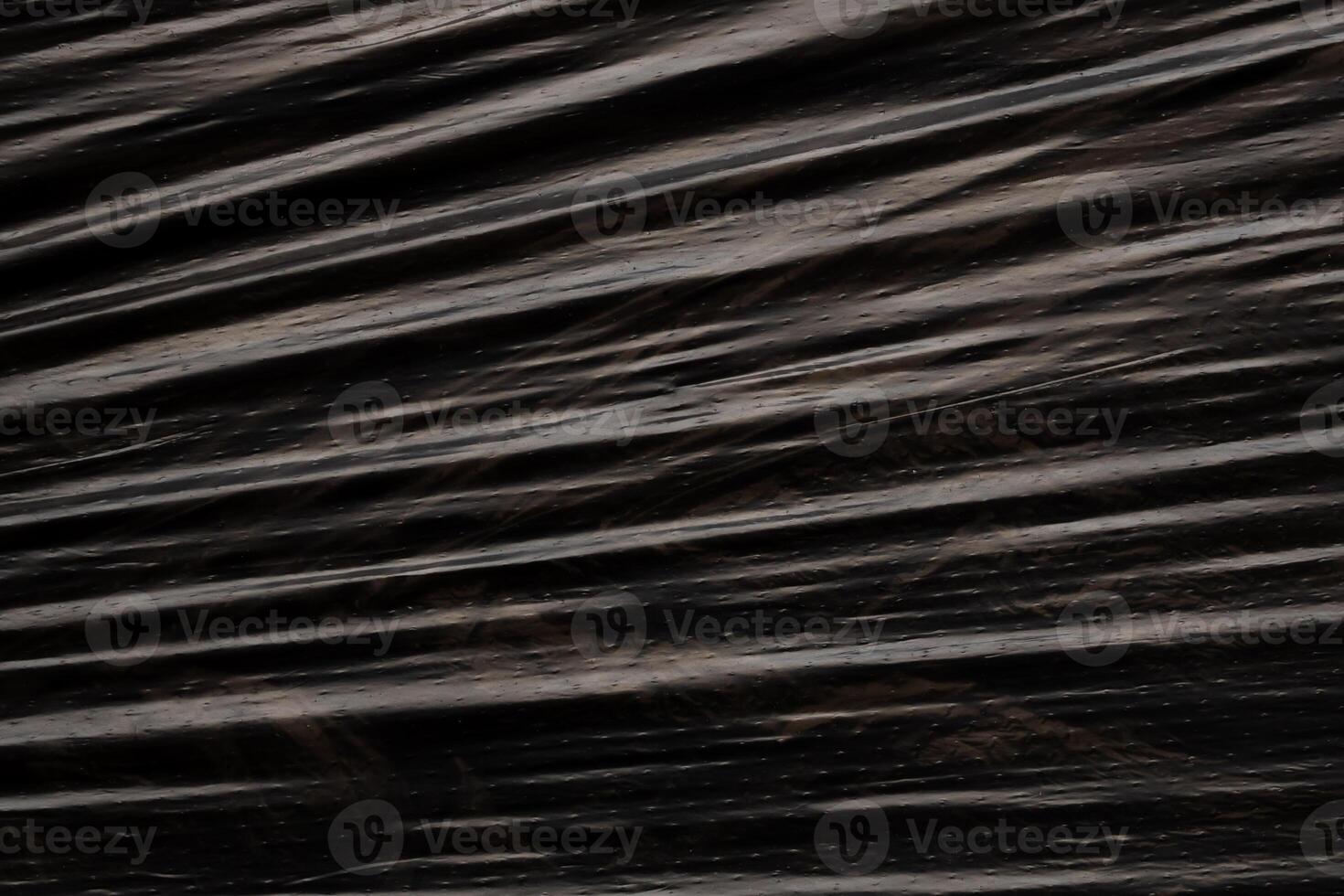 Black plastic bag texture background photo