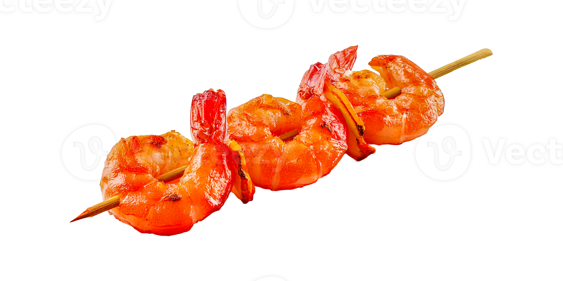 Grilled shrimp skewer png