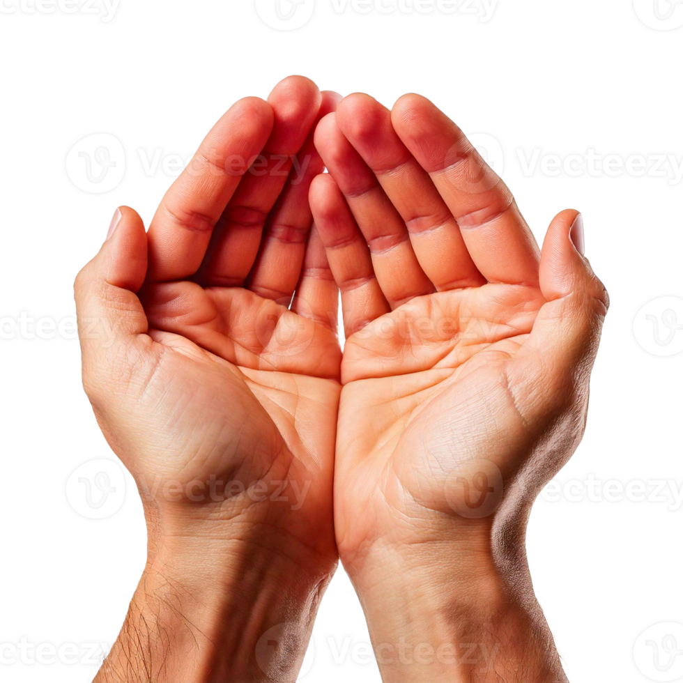 hands with a cross stitched png
