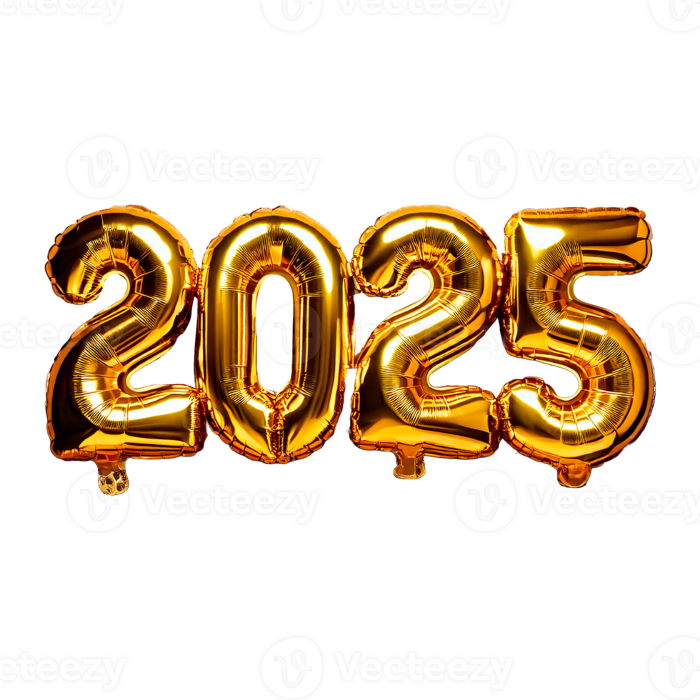 New year 2025 number icon 53985299 PNG