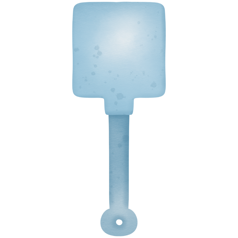 blue plastic sand play tool hand drawn transparency illustration png