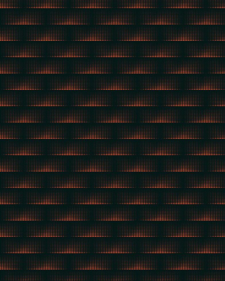 Orange block dot pattern vector