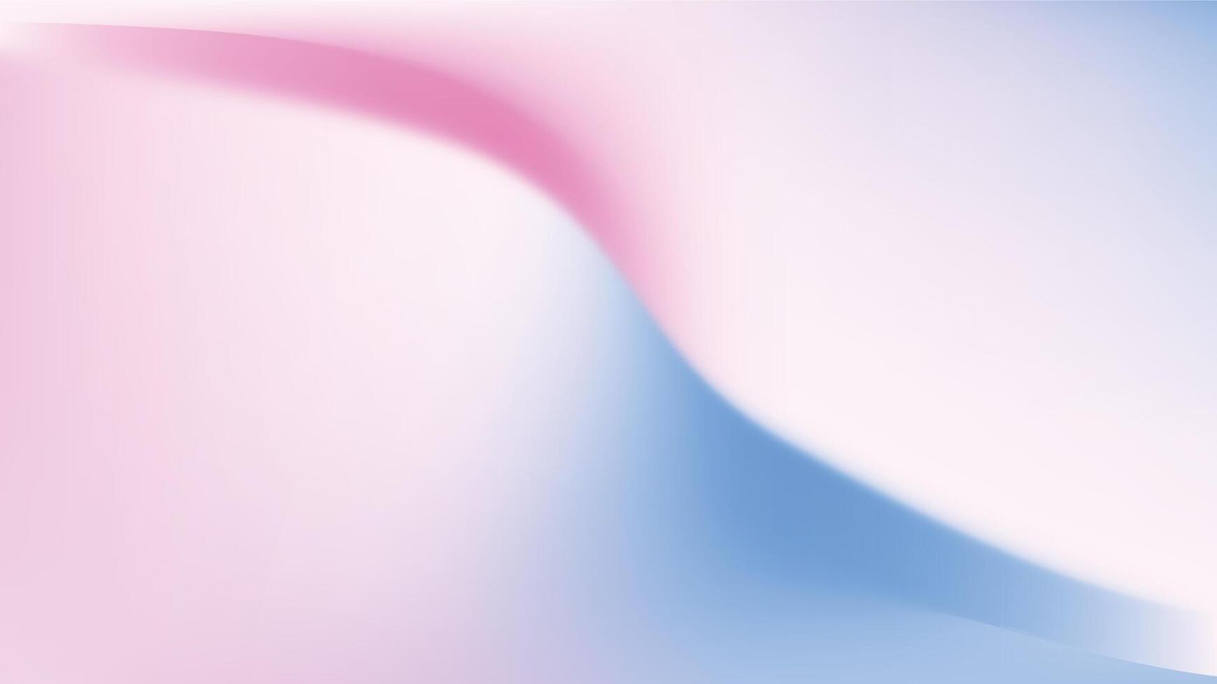 Soft Gradient Mesh Blend of Pastel Pink and Blue Hues vector