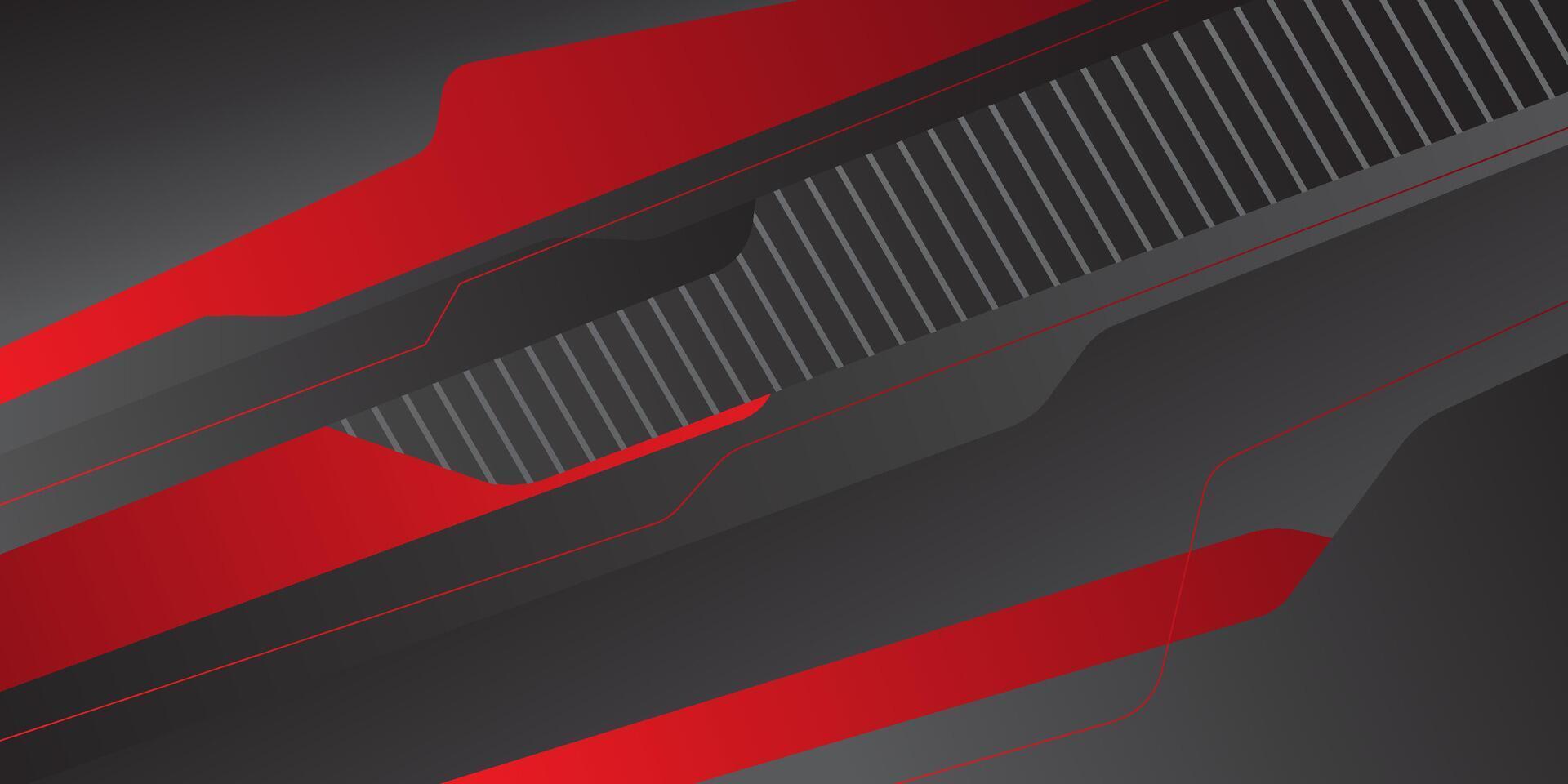 Abstract grey and red dynamic gradient background with 3D overlapping look and simple square pattern. Cool and luxury design. Eps10 vector