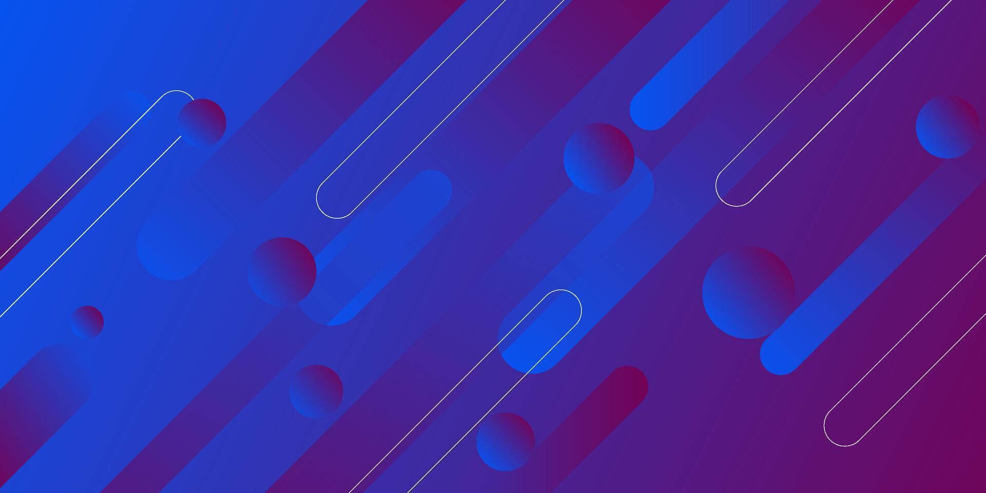 Abstract blue and purple gradient illustration background with 3d view purple rectangle pattern. Dynamic and luxury design. Eps10 vector