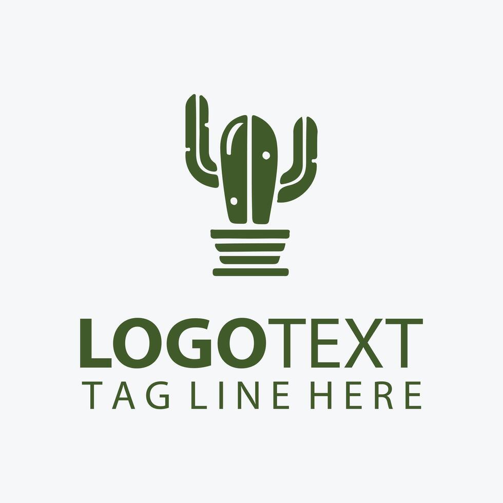 Cactus Roots logo vector
