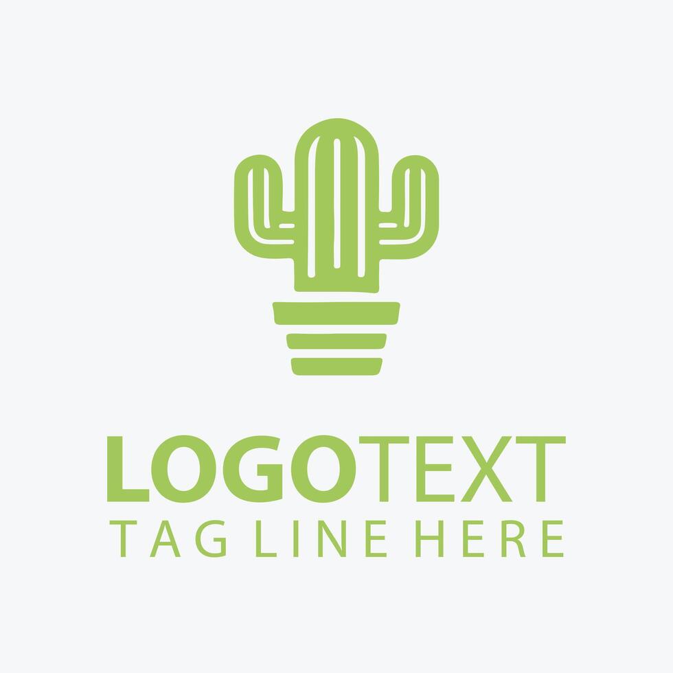 Cactus Isle logo vector