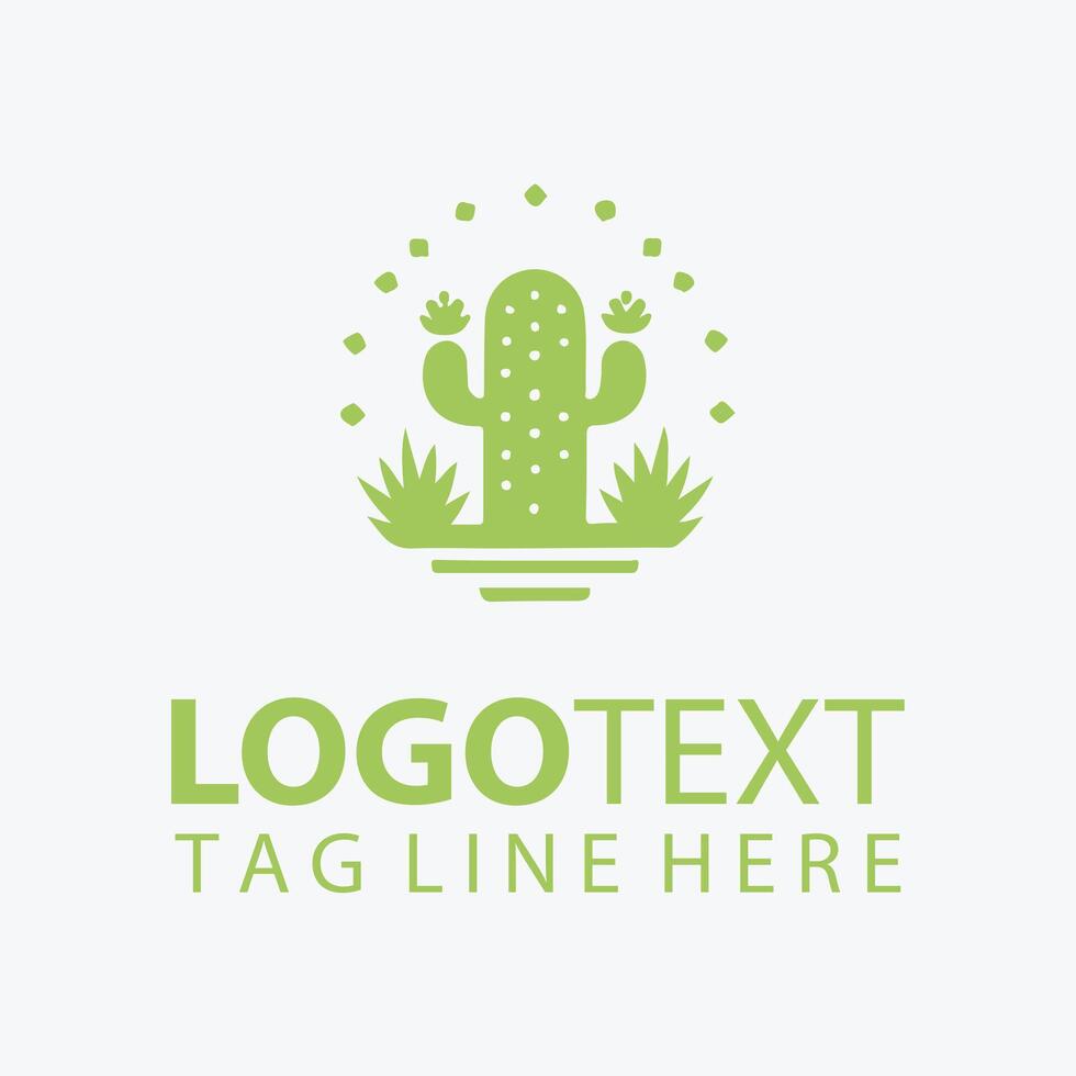 Cactus Oasis logo vector