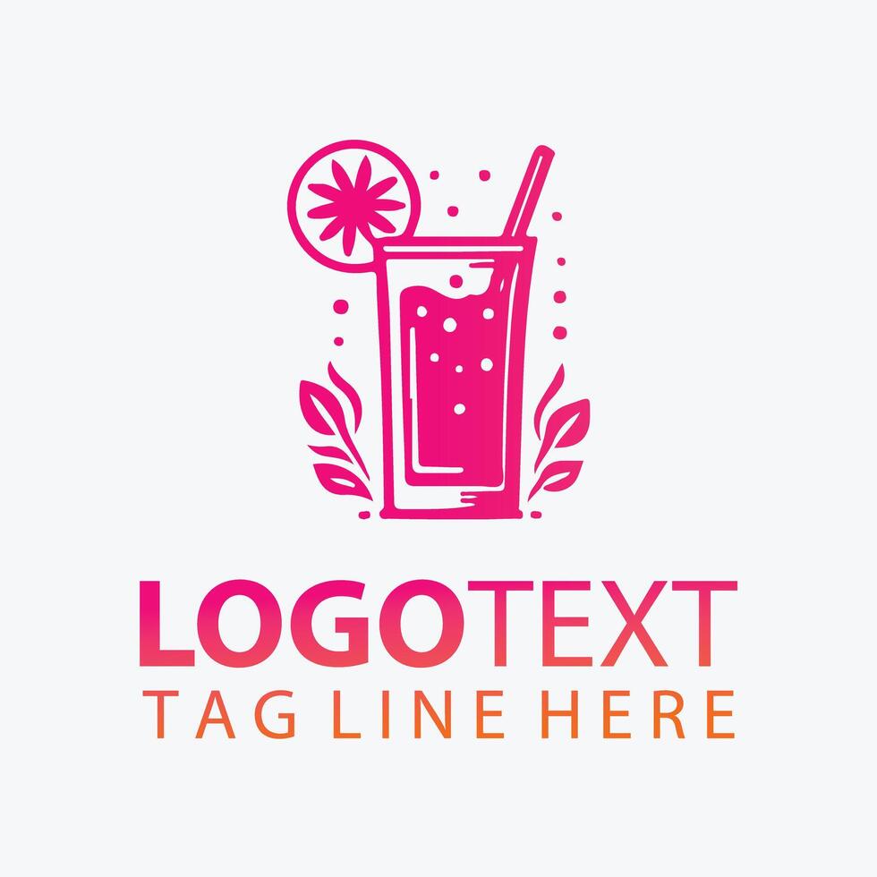 Electric Ember Cocktail Logo vector