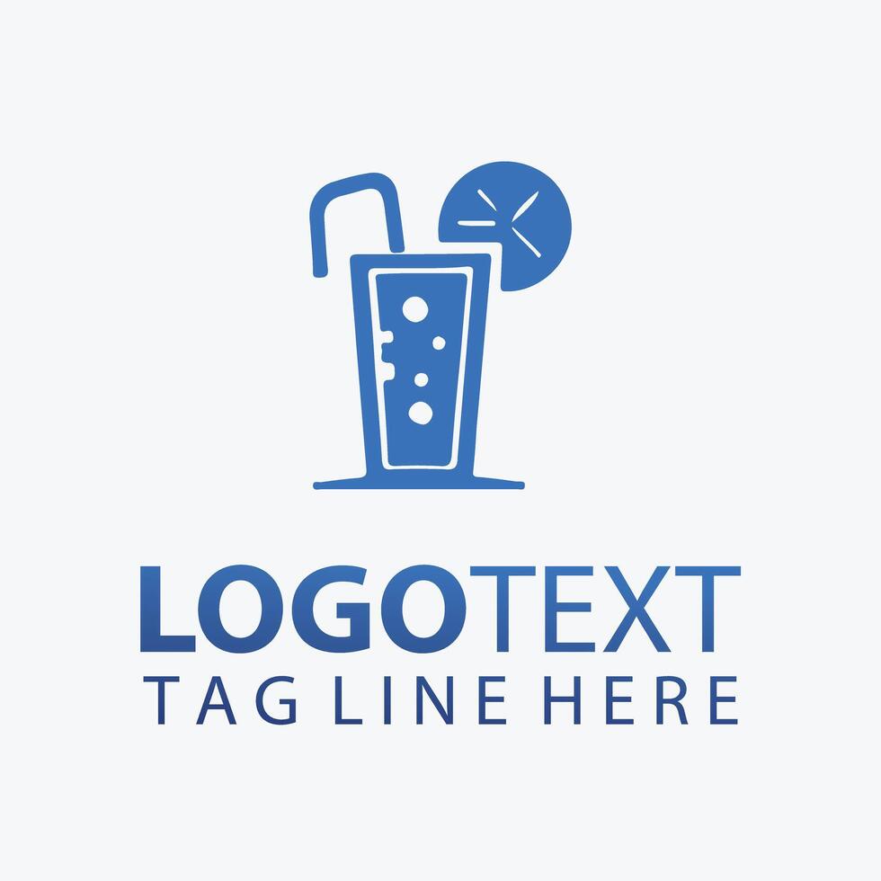 Ruby Rush Cocktail Logo vector