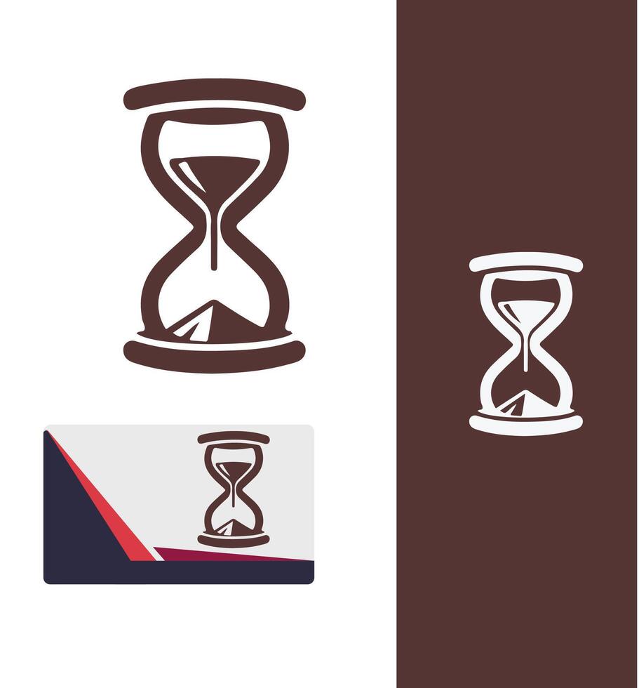 Sand wind Studios Hourglass Logo vector