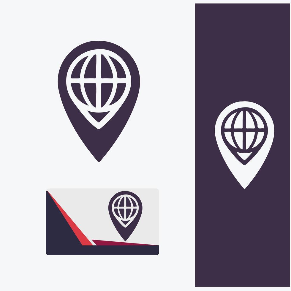 pin Location Mark logo vector