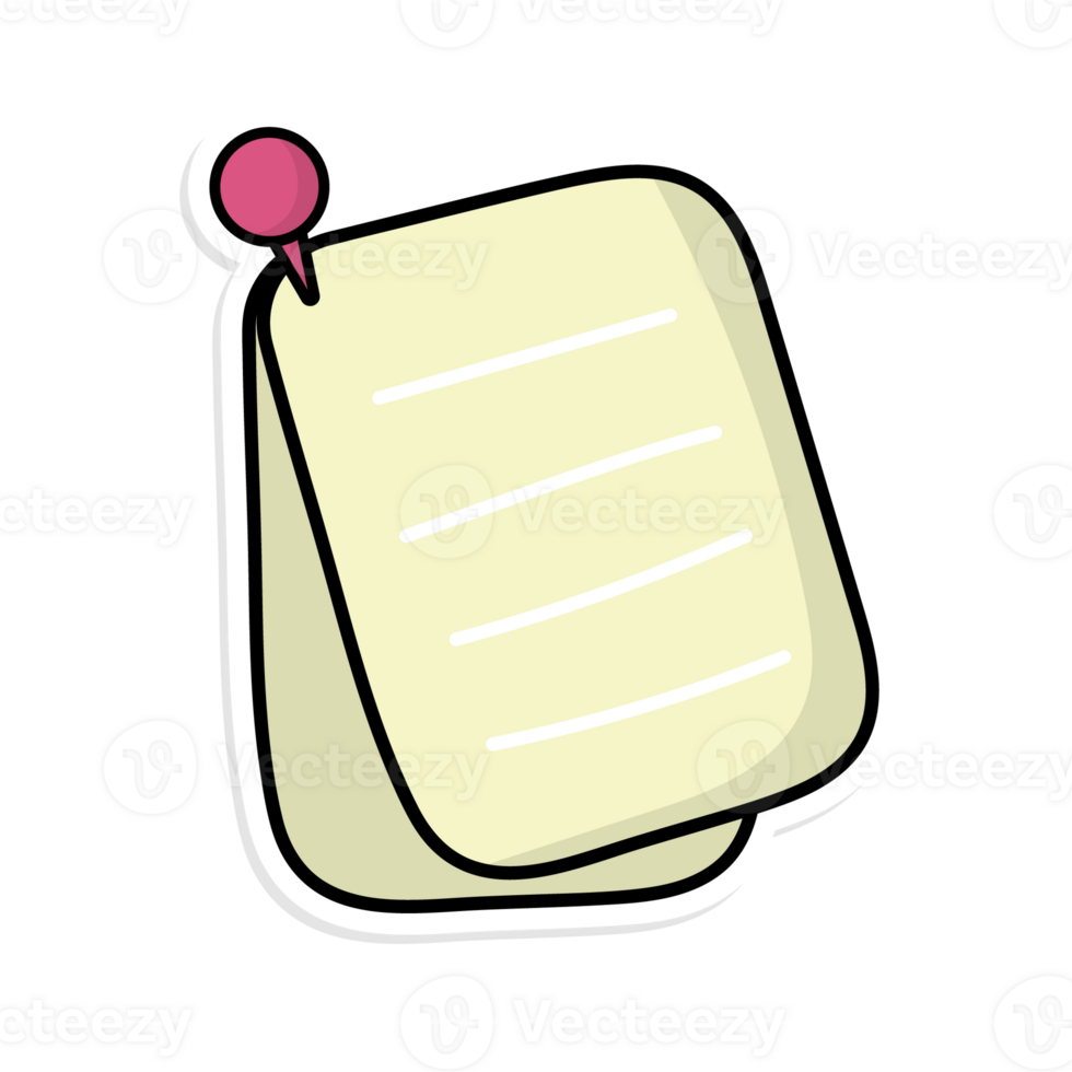 Note paper and stickers Collection of notebooks with rounded corners Blank paper, lines, minimalist colors png