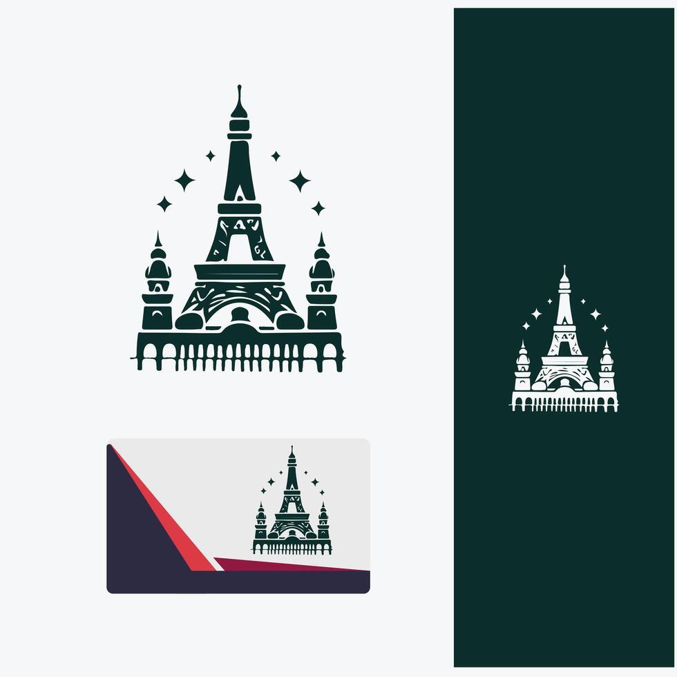 Tower Moments eiffel logo vector