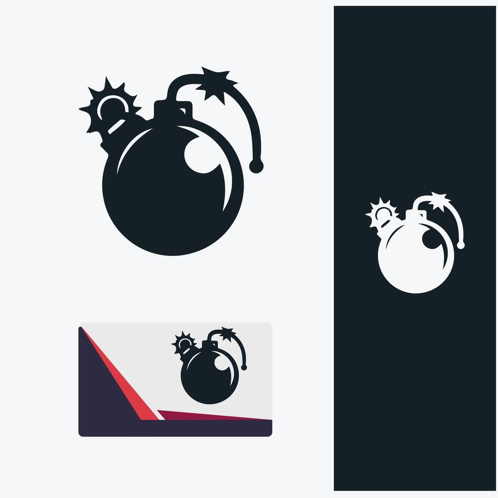 Detonate Bomb Logo vector