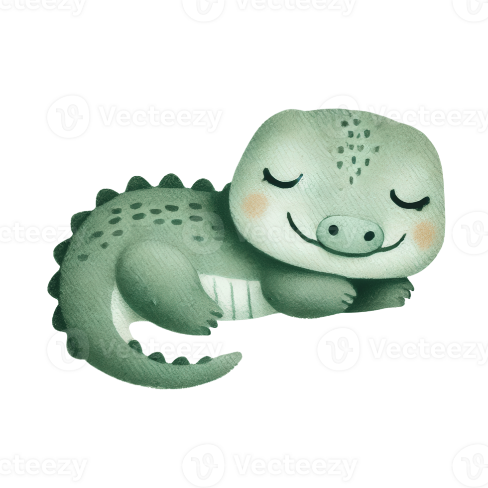 A Sleeping Croc png