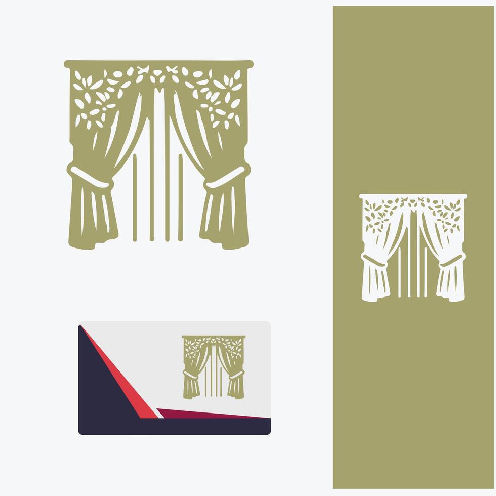 Shimmer Curtain Co logo vector