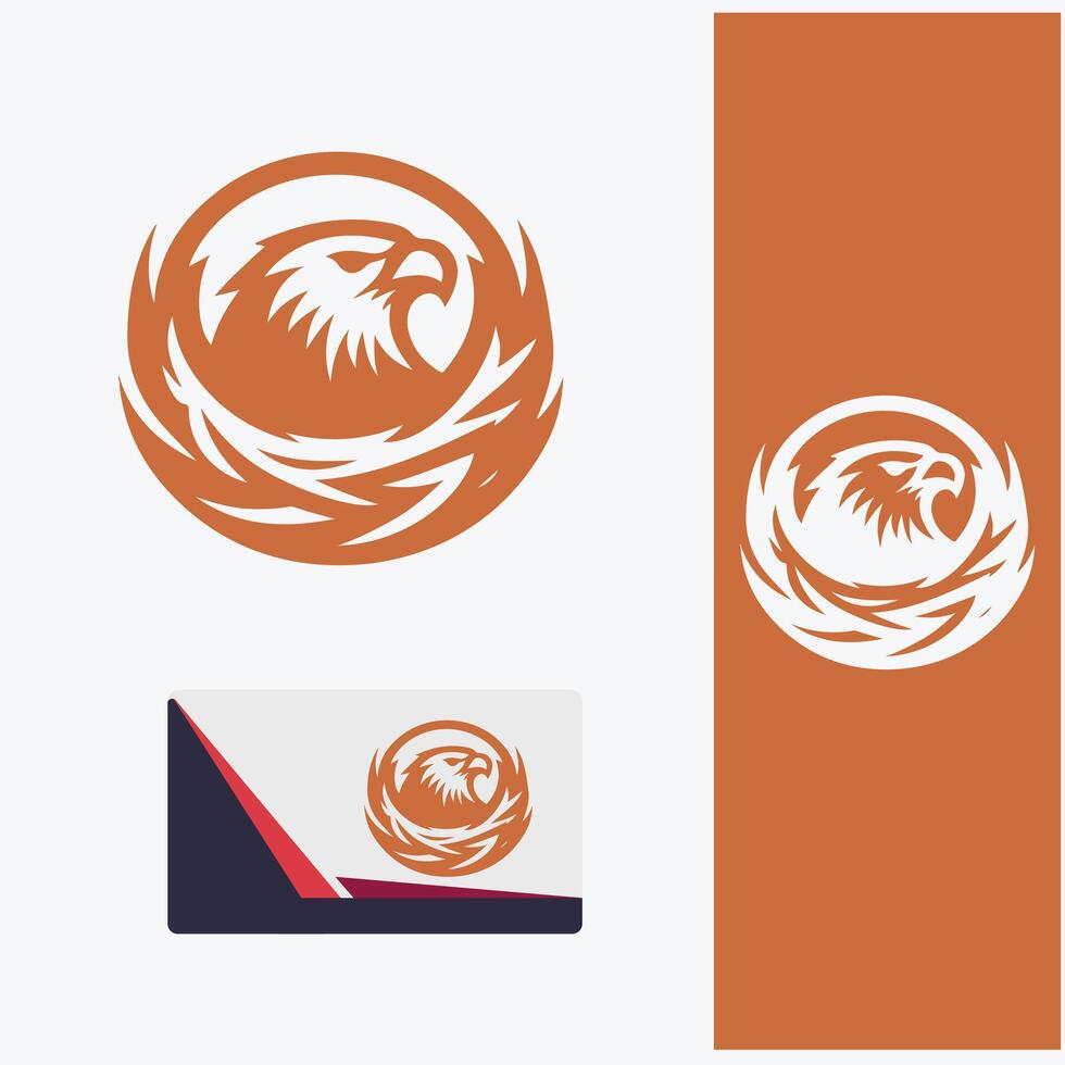 Sky Haven Eagle Nest Logo Designs vector