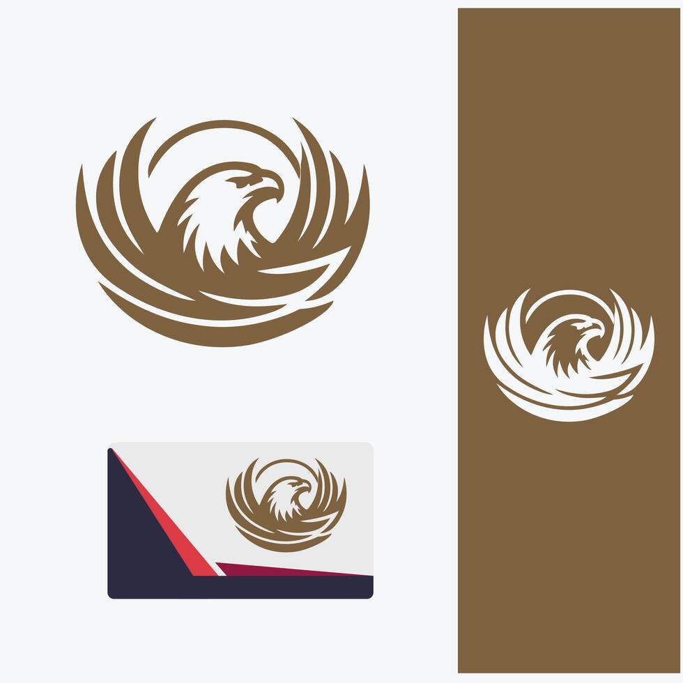 Cloud Eagle Nest Logo vector