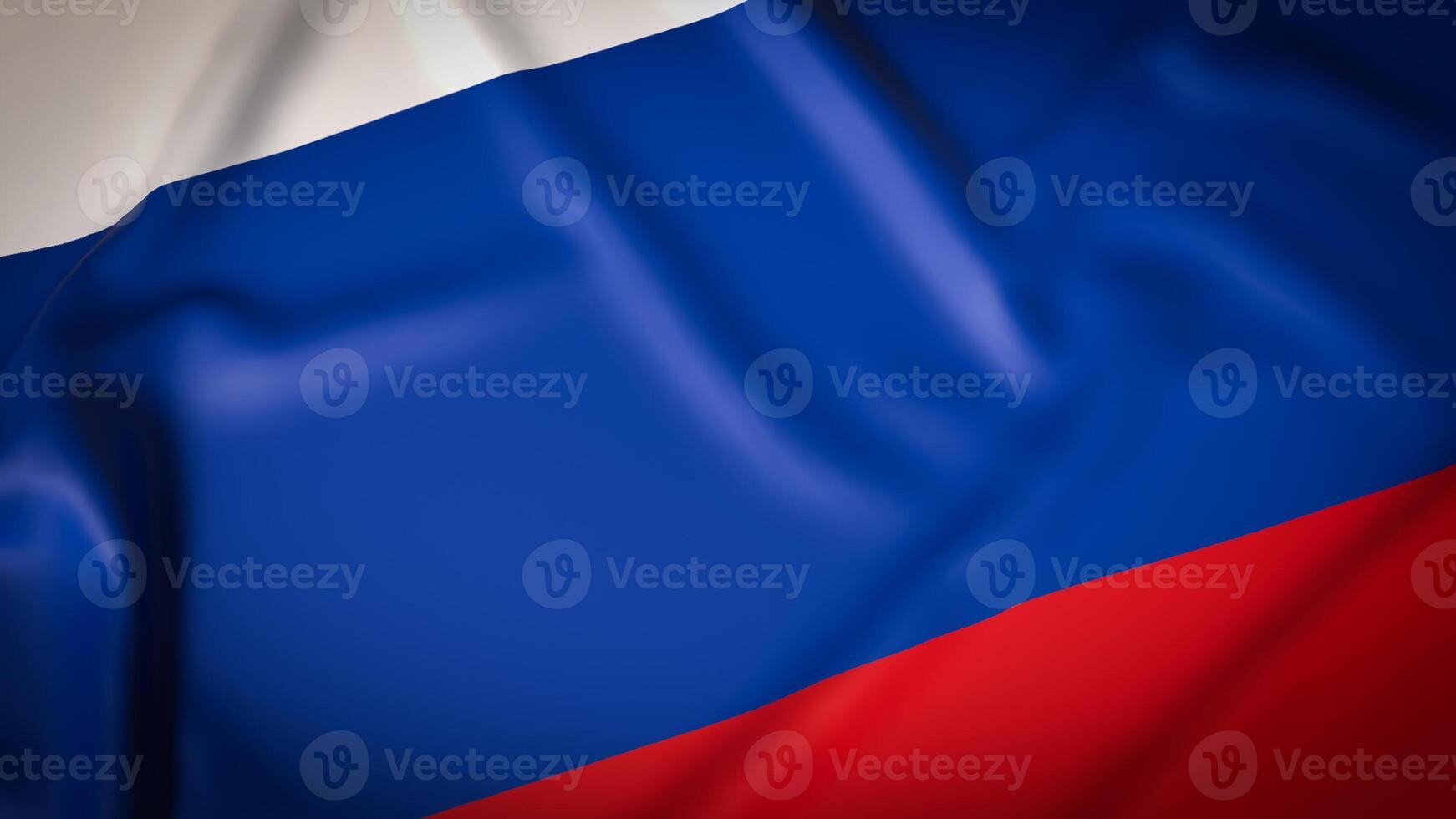 The Russia flag for national or Background concept 3d rendering. photo