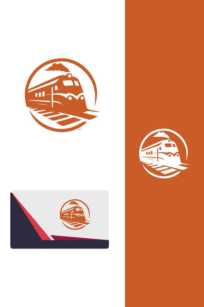 Velocity Rail Train Logo vector