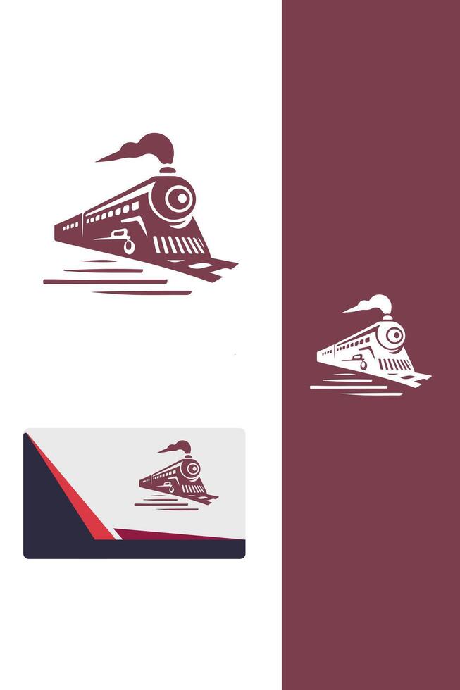 Copper Route Express Train Logo vector