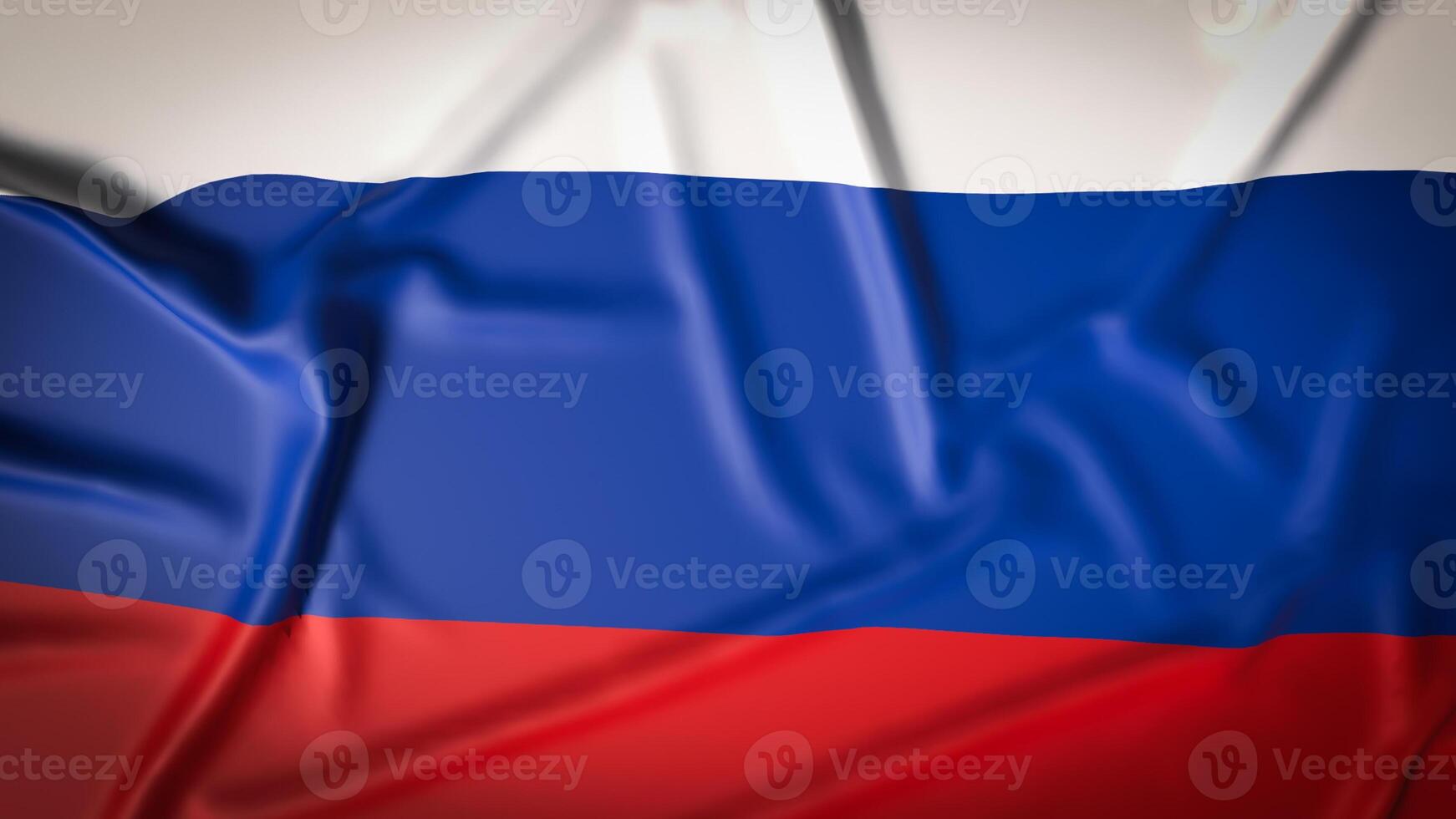 The Russia flag for national or Background concept 3d rendering. photo