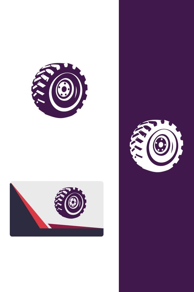 Speed Tread tire logo vector