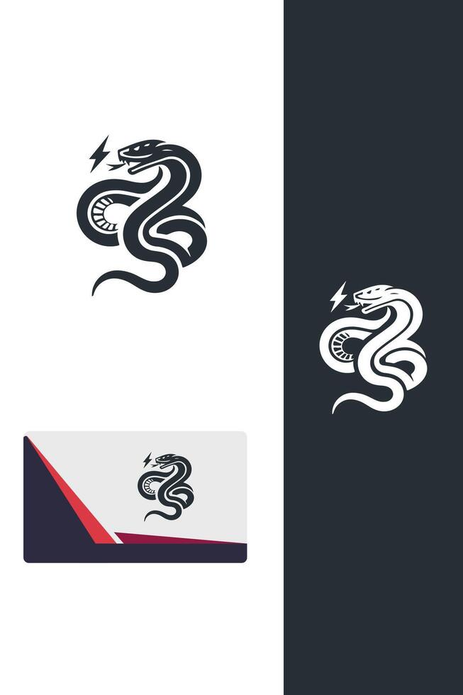 The Viper s Venom fighting snakes logo vector
