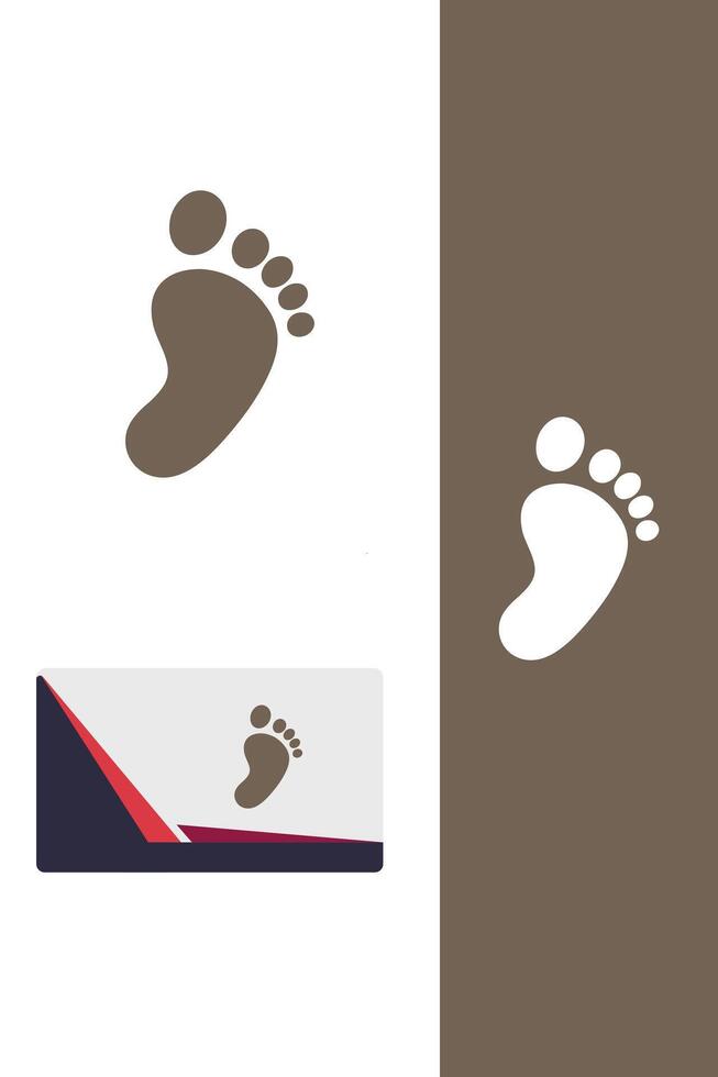 Baby Sole feet logo vector