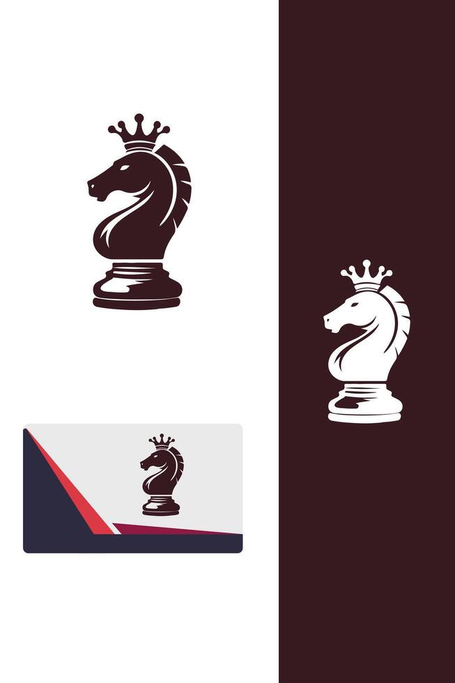 Empress of Chess queen logo vector