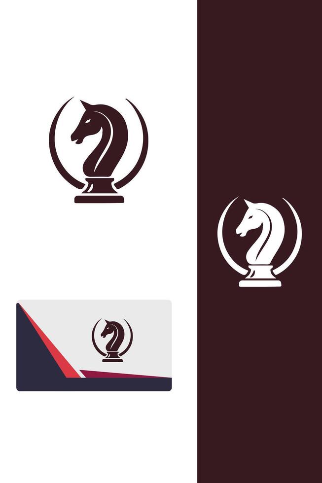Queen s Power Play chess logo vector
