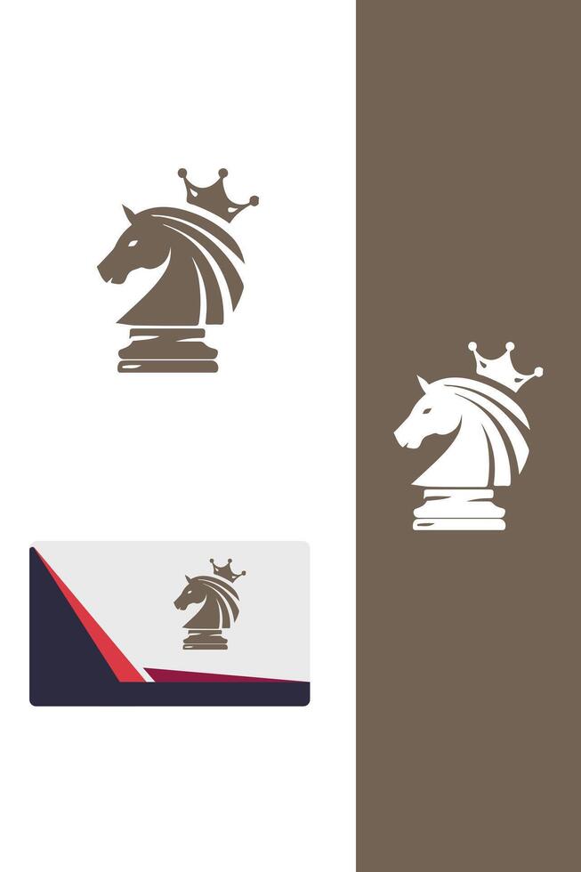 Chess Queens Legacy chess logo vector
