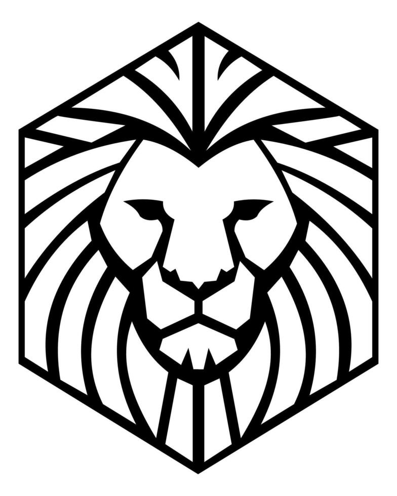 lion logo creative and original for your business or company logotype illustration isolated vector