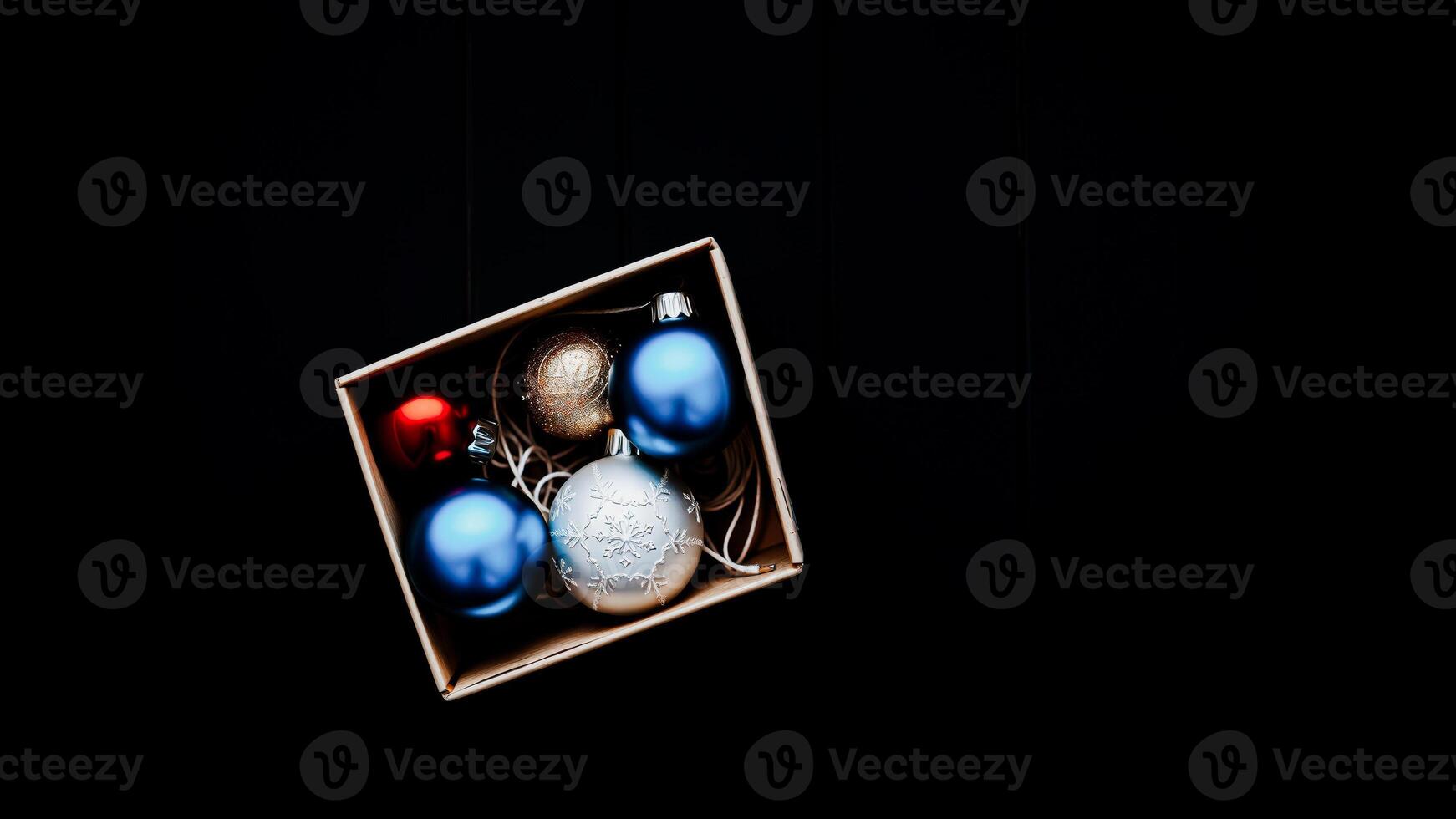 Christmas Ornaments in a Box photo