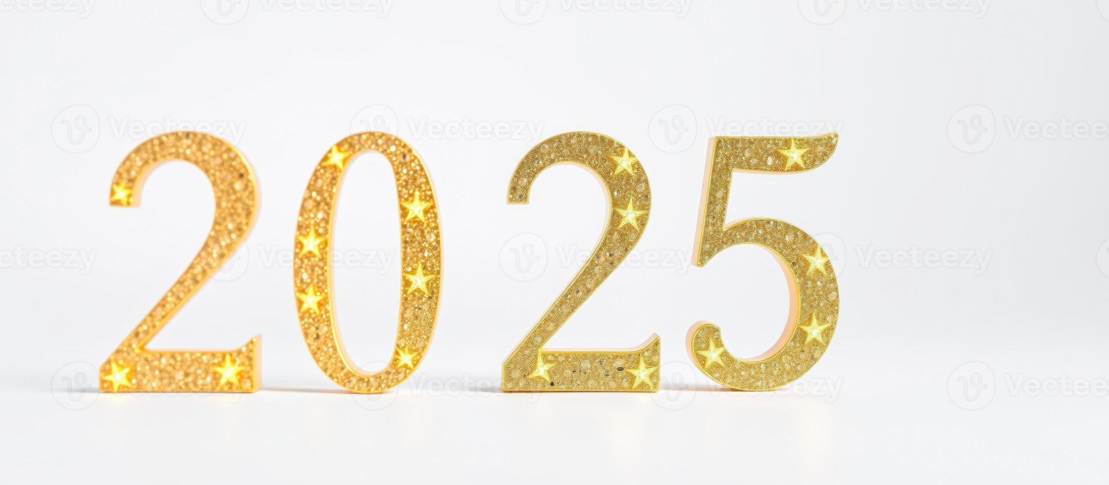 2025 Gold Glitter New Year Celebration photo
