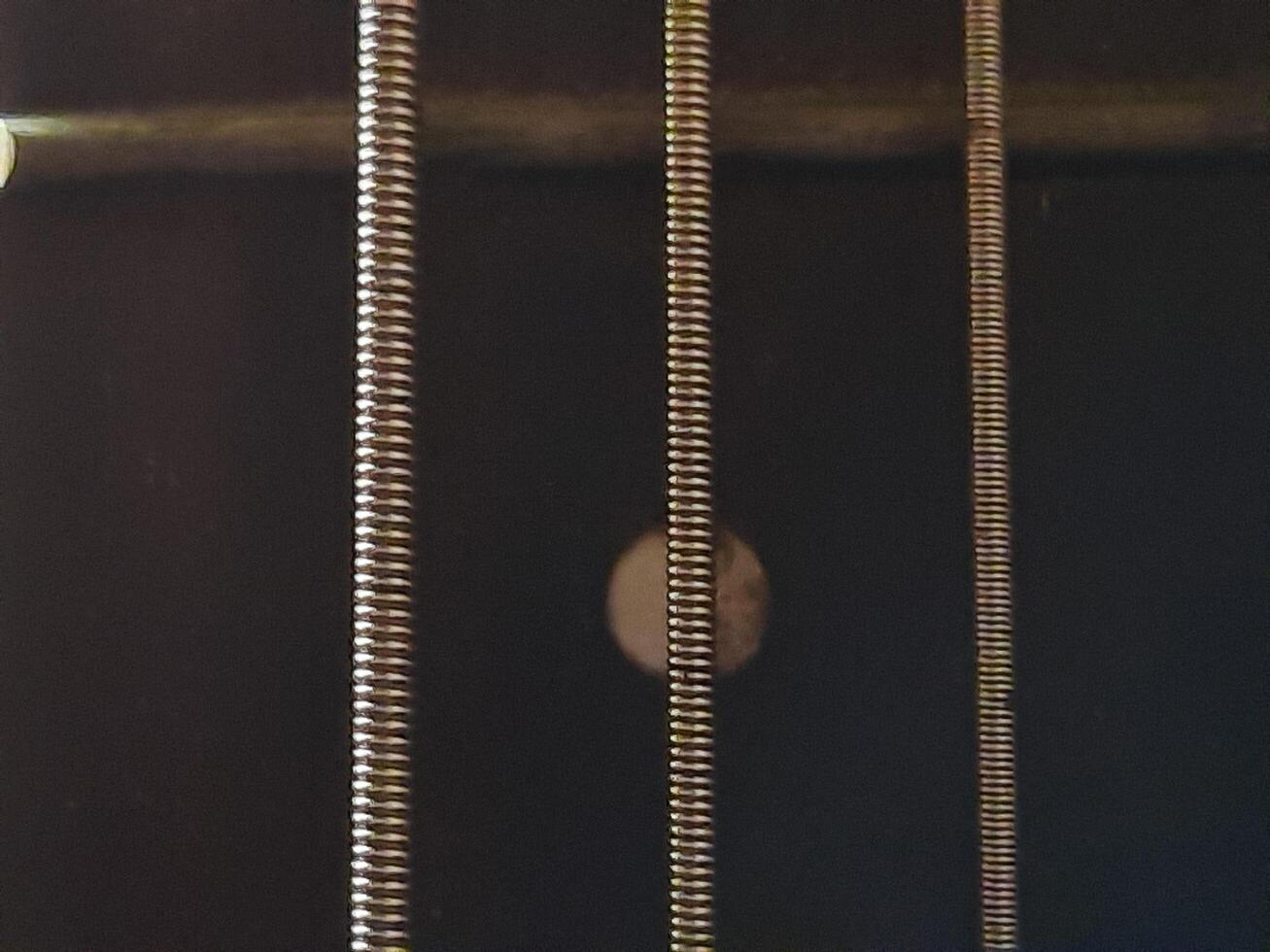 guitar strings closeup photo