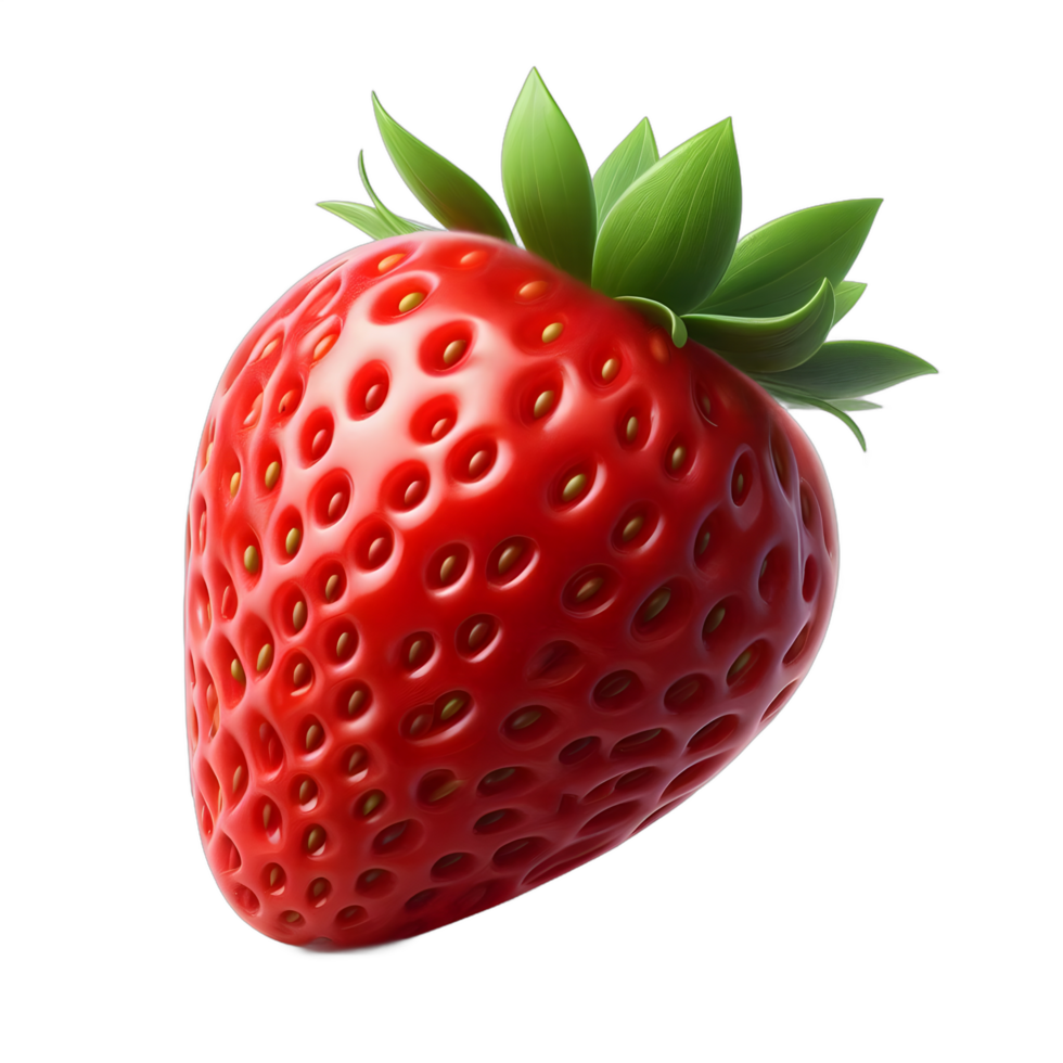 Fresh looking strawberries with beautiful red color png