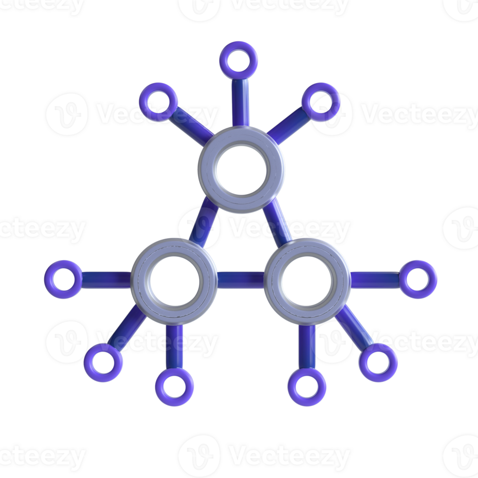 3D Node Cryptocurrency Online Money png