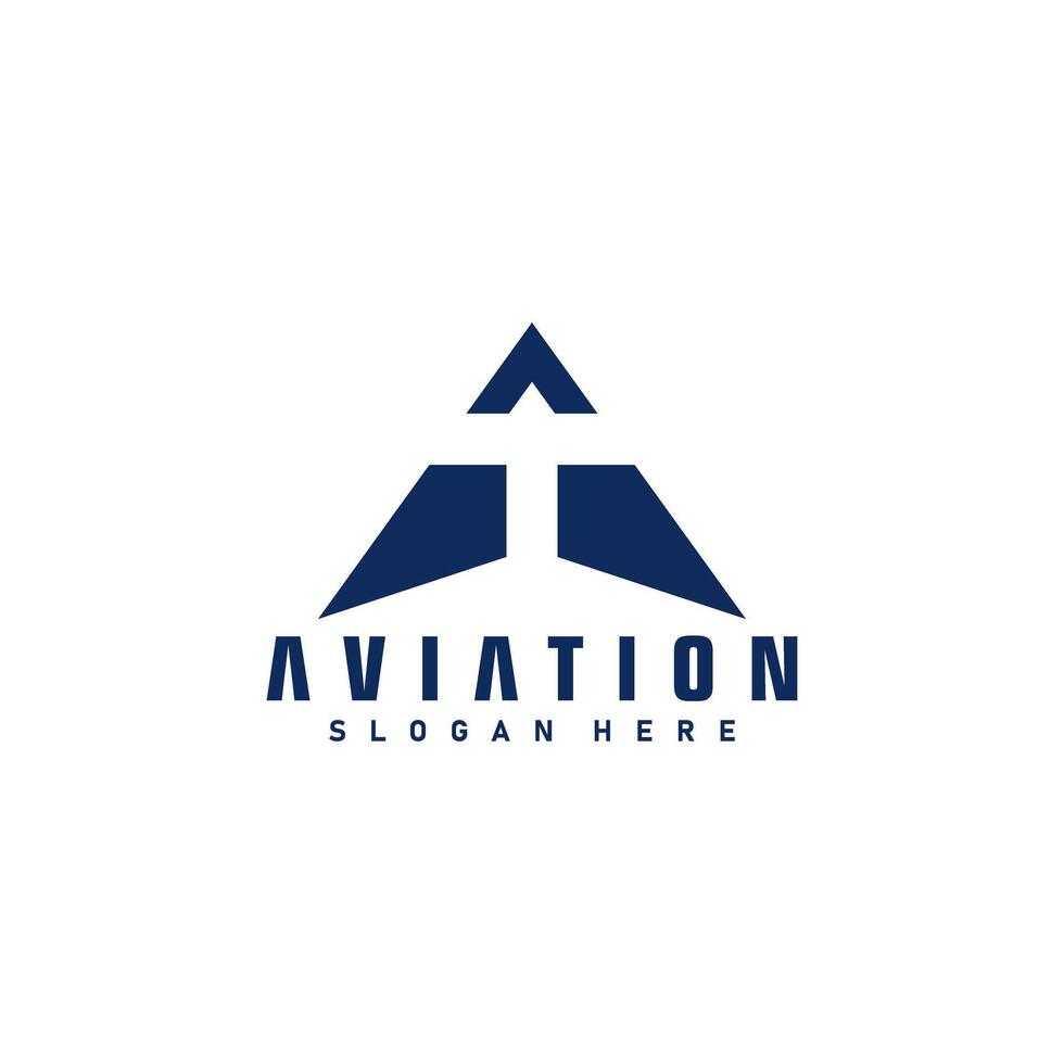 Aviaton Logo Icon Simple Design vector