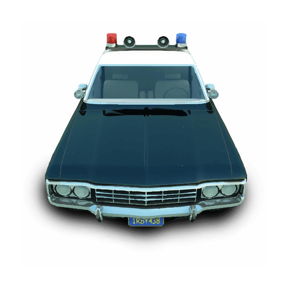 Police Car Illustration vector