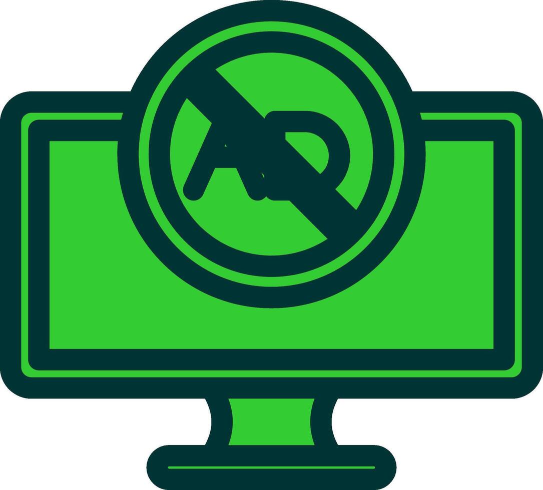 Ad Blocker Colorful Icon Style vector