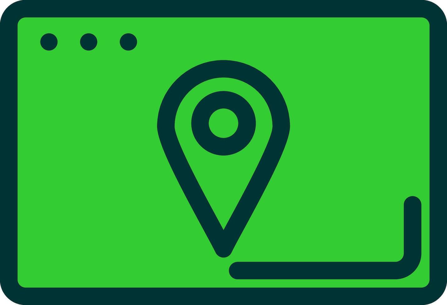 Location Colorful Icon Style vector