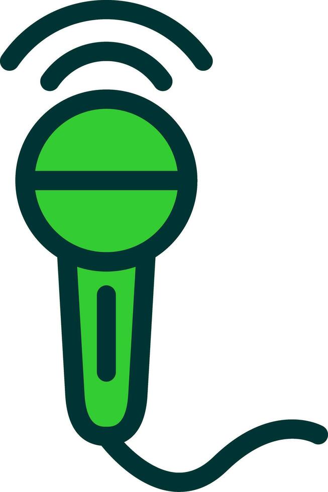 Micro Phone Colorful Icon Style vector