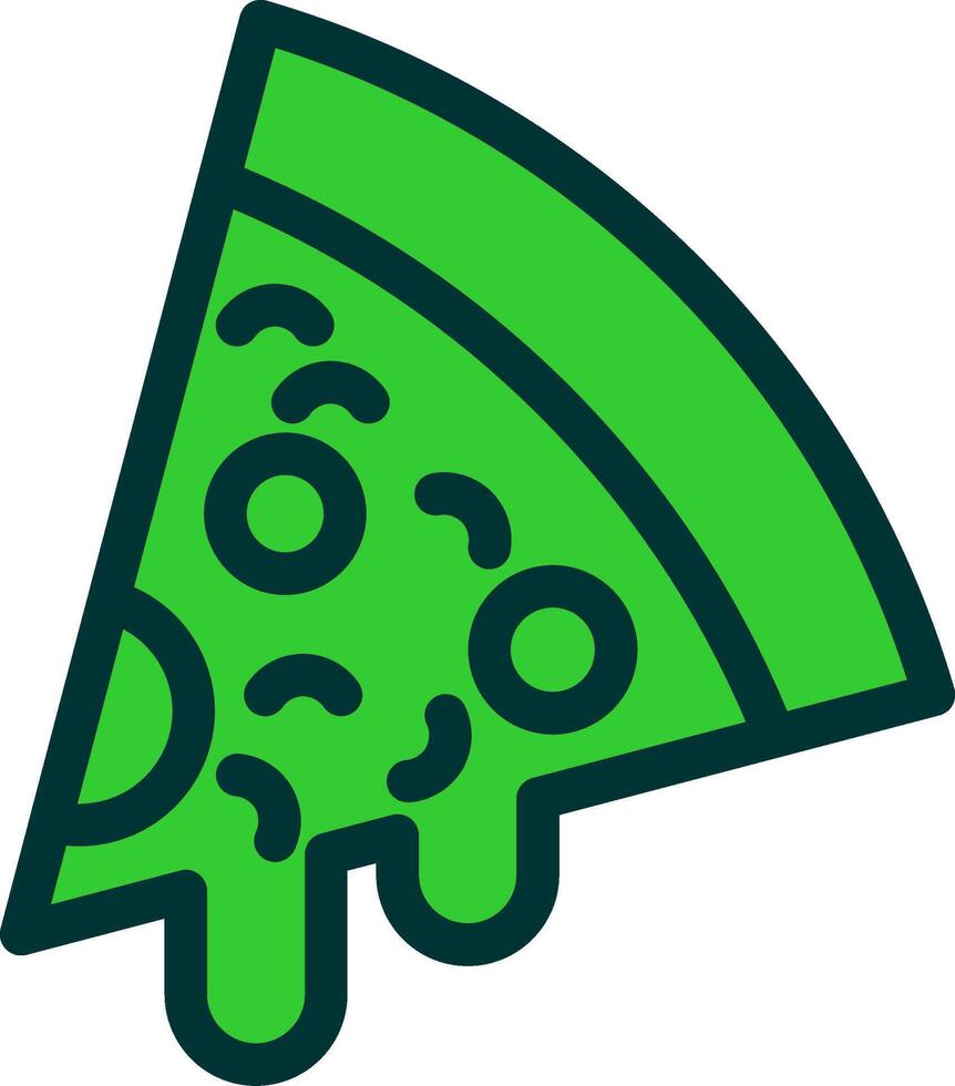 Pizza Colorful Icon Style vector