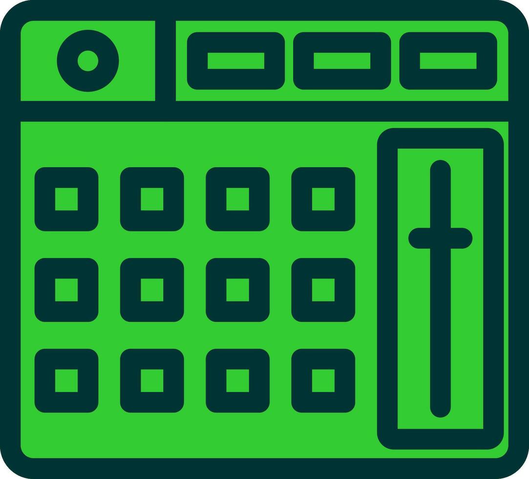 Launchpad Colorful Icon Style vector