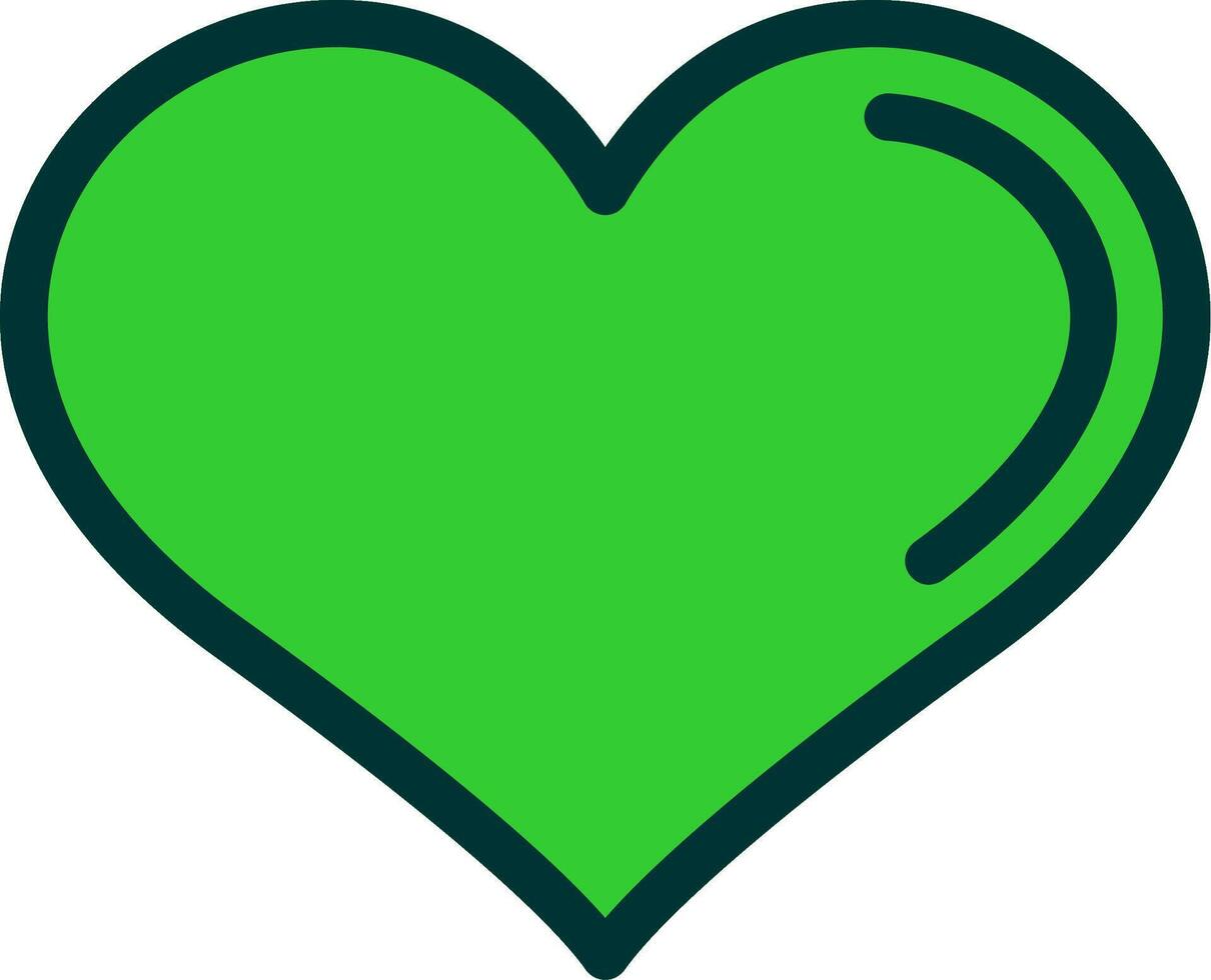 Heart Colorful Icon Style vector