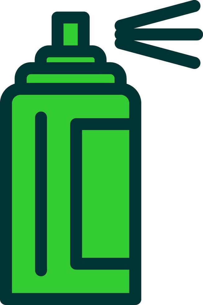 Spray Can Colorful Icon Style vector