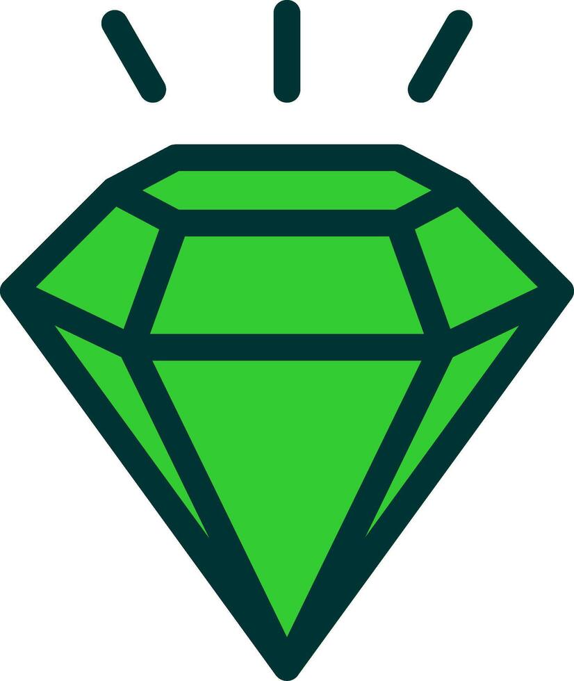 Diamond Colorful Icon Style vector