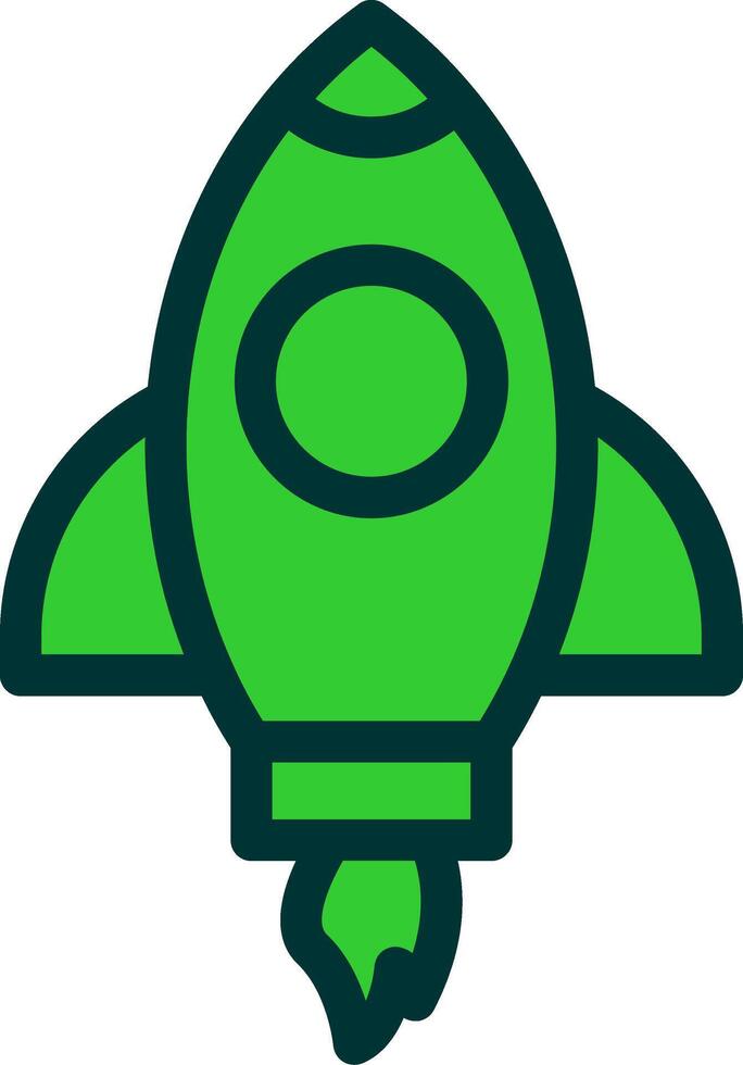 Rocket Colorful Icon Style vector